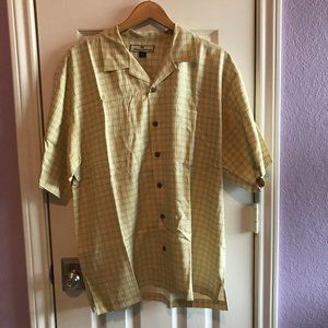Tommy Bahama Plaid Silk Button Down